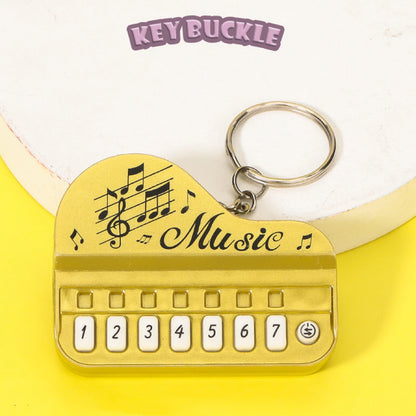 Mini Electronic Piano Keychain - Luminous Musical Toy Pendant and Creative Gift for Music Lovers