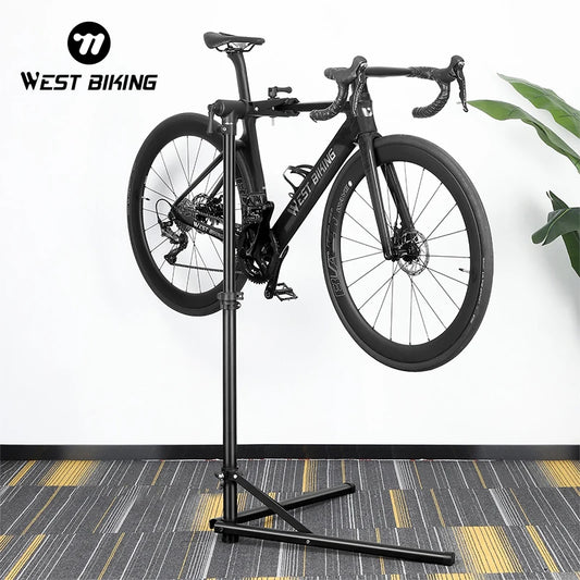 WEST BIKING Foldable Bike Repair & Display Stand – Multipurpose Wall/Floor Rack for Bicycle Storage & Maintenance