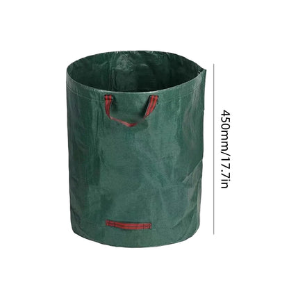 60L-500L Reusable Garden Bag – Large Capacity Foldable Leaf Sack, Garden Trash Waste Container & Storage