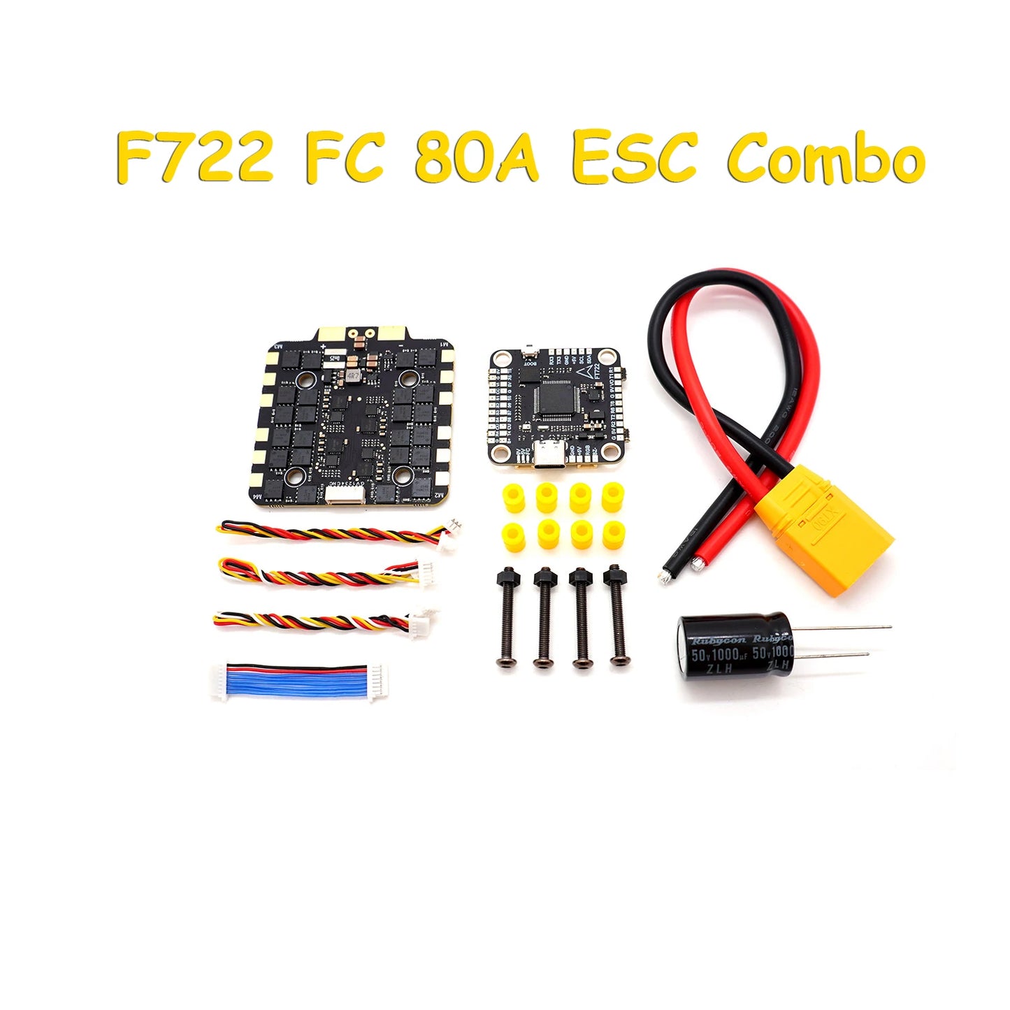 F405 V3 & F722 Flight Controller Stack — BLS 4-in-1 60A/80A ESC 2-6S LiPo for FPV Racing Drone Quadcopter