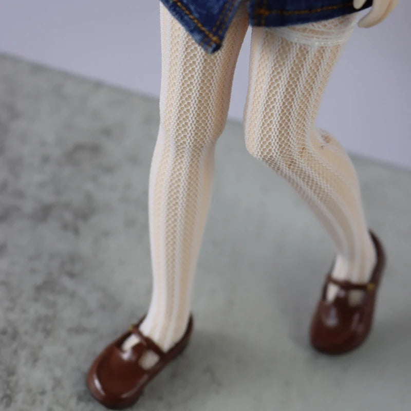 Blythe Doll Socks — Long Stockings in Black, White, Pink & Candy Colors for OB24, OB22, Azone Dolls