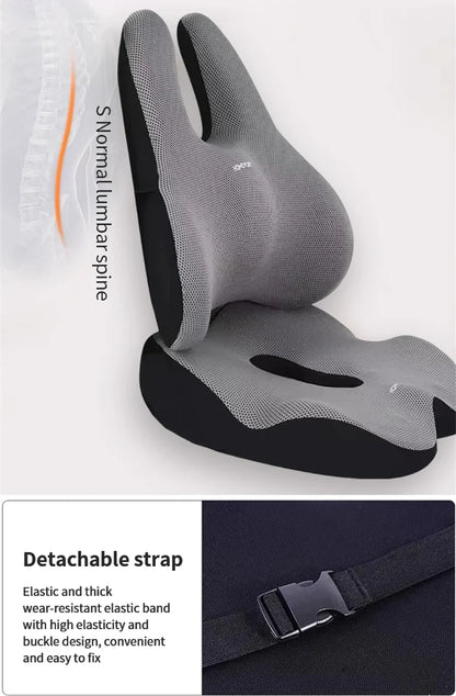 Pelvic Tilt Correction Seat Cushion – Memory Foam Butt Cushion for Home, Office, and Car, Thickened Support Pad