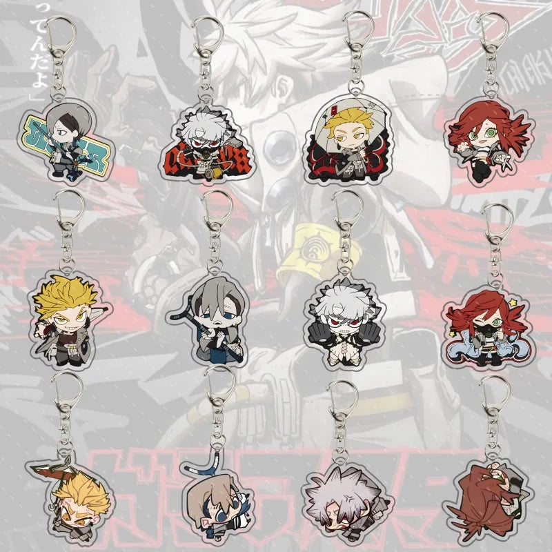 Gachiakuta Anime Acrylic Keychain – Zanka, Riyo, Jabber, Rudo & Enjin Cosplay Fan Gift Desk Decor Collectible