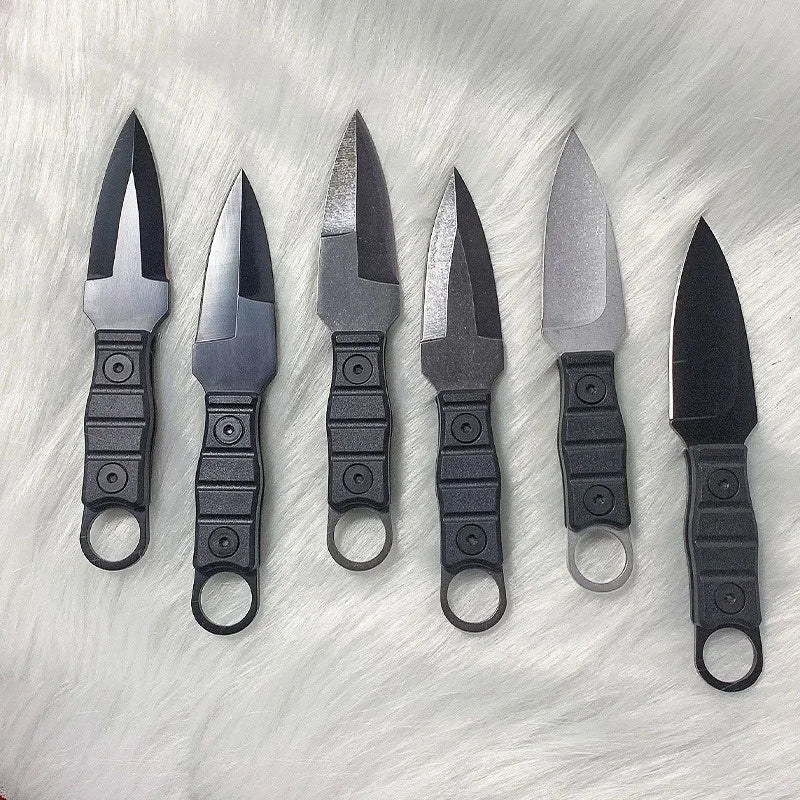 Professional D2 Steel Survival Knife - Fixed Blade EDC Camping Tool with Sheath for Outdoor Adventures