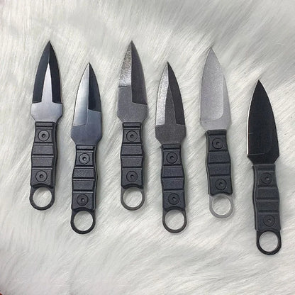 Professional D2 Steel Survival Knife - Fixed Blade EDC Camping Tool with Sheath for Outdoor Adventures