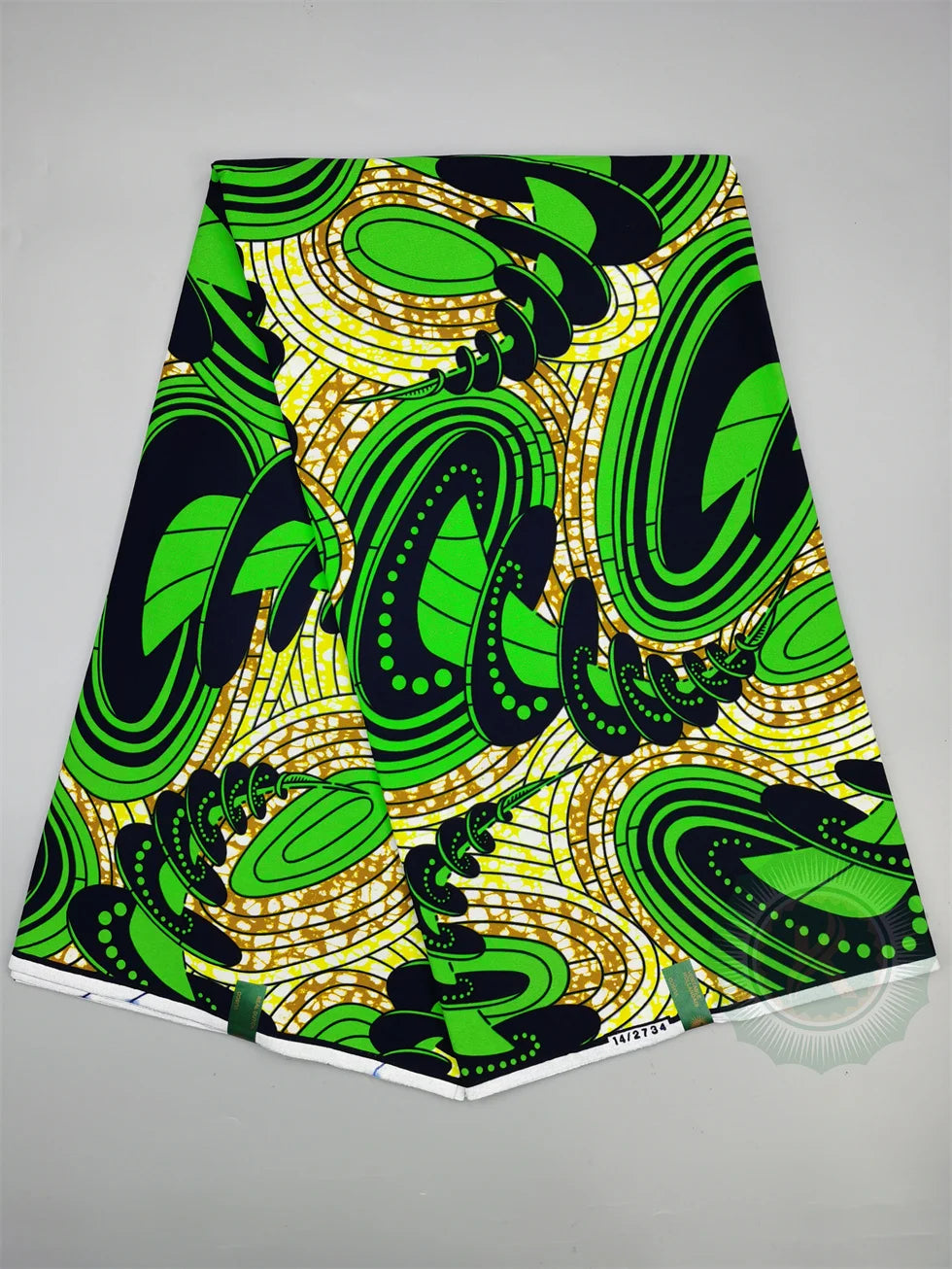 African Wax Fabric - Cotton Nigerian Ankara Batik Block Print Sewing Cloth