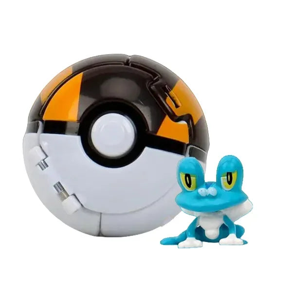Pokemon Pokeball Figurine — Anime Action Figures including Pikachu & Charizard, Kids Collectible Toy Gift