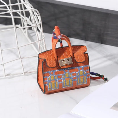 New Mini House Small Bag - Handheld, Portable with Hand Rope, Bluetooth Earphone Bag, Zero Wallet, Multi-Functional Small Bag
