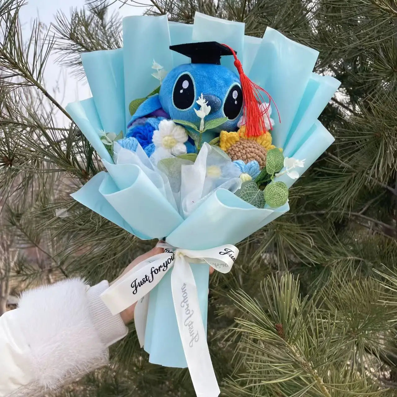 Cartoon Anime Plush Bouquet — Stich, Kuromi & Melody Toys for Kids’ Gifts