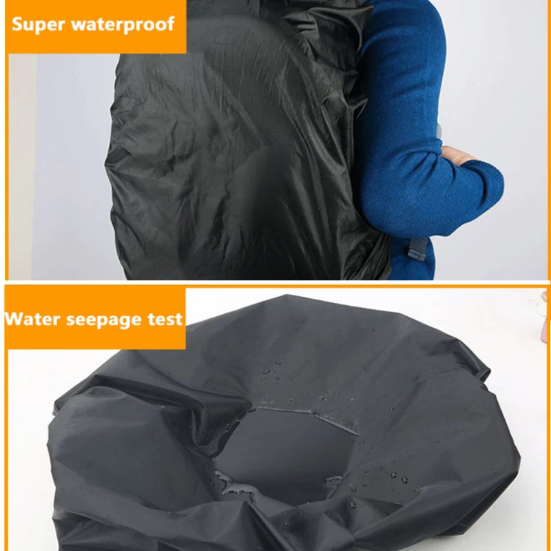 Adjustable Waterproof Backpack Rain Cover - Tactical Outdoor Bagcover for Hiking, Camping, Climbing | 20L 35L 40L 50L 60L Sizes