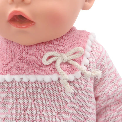 Baby Born Doll Clothes Set – Cute Jumpers, Rompers & Shoes for 13-18 Inch Newborn Dolls, Festival & Birthday Gift