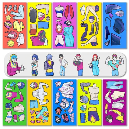 Kpop Demon Hunters Sticker Set — DIY Scrapbooking, Phone, Luggage & Skateboard Waterproof Decals
