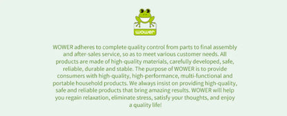 WOWER Portable Foldable Bidet – 1L Travel Toilet Sprayer with Light for Camping & Hiking