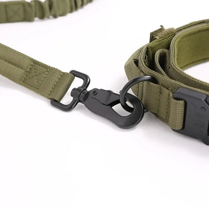 Nylon Tactical Dog Collar with Handle – Adjustable Durable Collar for Medium & Large Dogs Pet Accessories