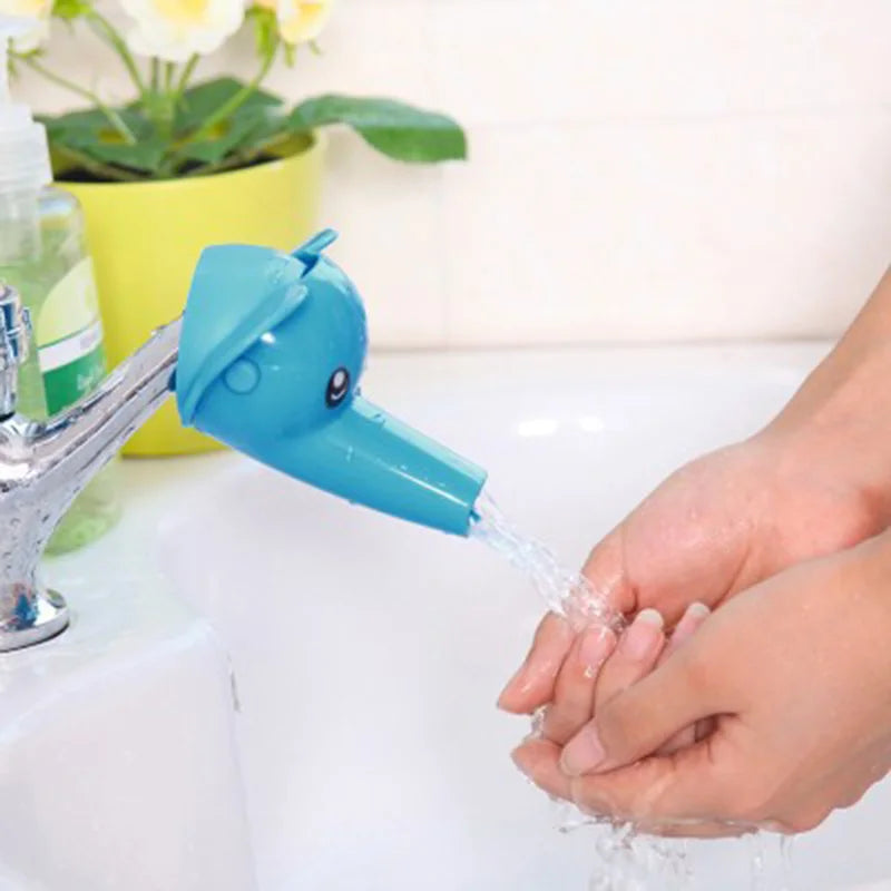 Cartoon Faucet Extender for Kids - Convenient Sink Accessory for Baby Hand Washing in Bathroom and Kitchen