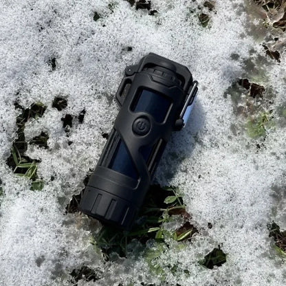 Dual Arc USB Lighter & Flashlight — Windproof Portable Plasma Ignition Survival Tool