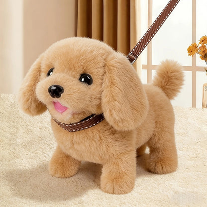 2026 Interactive Golden Retriever Toy Dog - Realistic Walking, Barking, Tail Wagging & Sound Effects