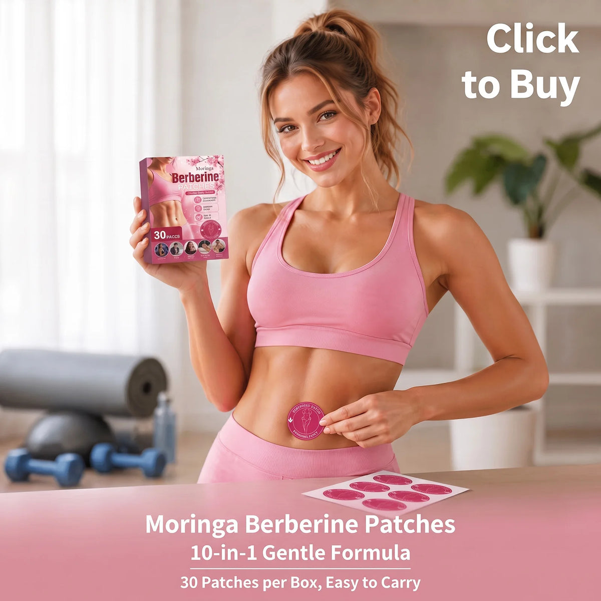 Berberine Patches - Easy-to-Use Wellness Stickers for Daily Body Care