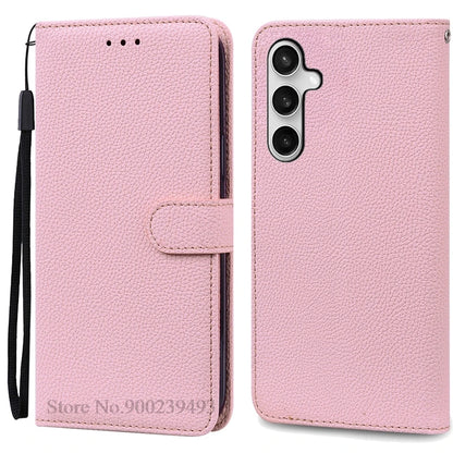 Samsung Galaxy A17 5G Case - Leather Flip Wallet Cover for A175F/A176B 4G & 5G