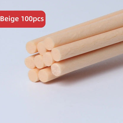 100PCS Reed Diffuser Sticks Set — 3mm x 8inch Fiber Sticks for Fragrance in Bedroom, Office, Bathroom & Home