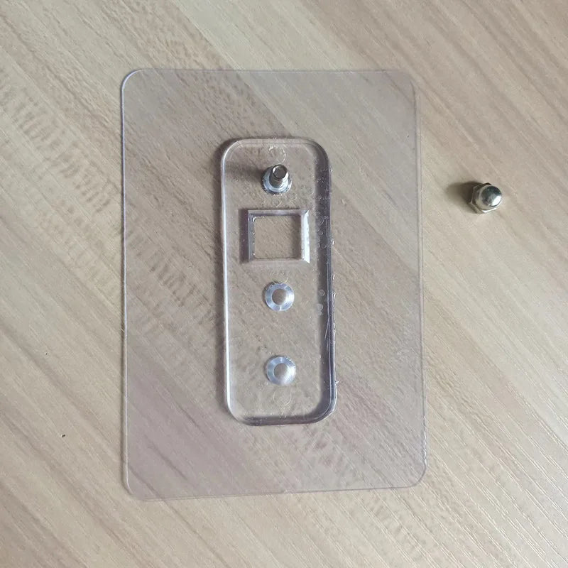 Stick & Stay: Non-Marking Hangers with No-Punch Screw Sticker - Your Nail-Free, Strong, and Sticky Hooks Solution!