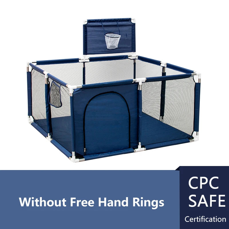 IMBABY Baby Playpen Safety Fence - Large Indoor Activity Gym Corral Play Area for Kids Toddlers