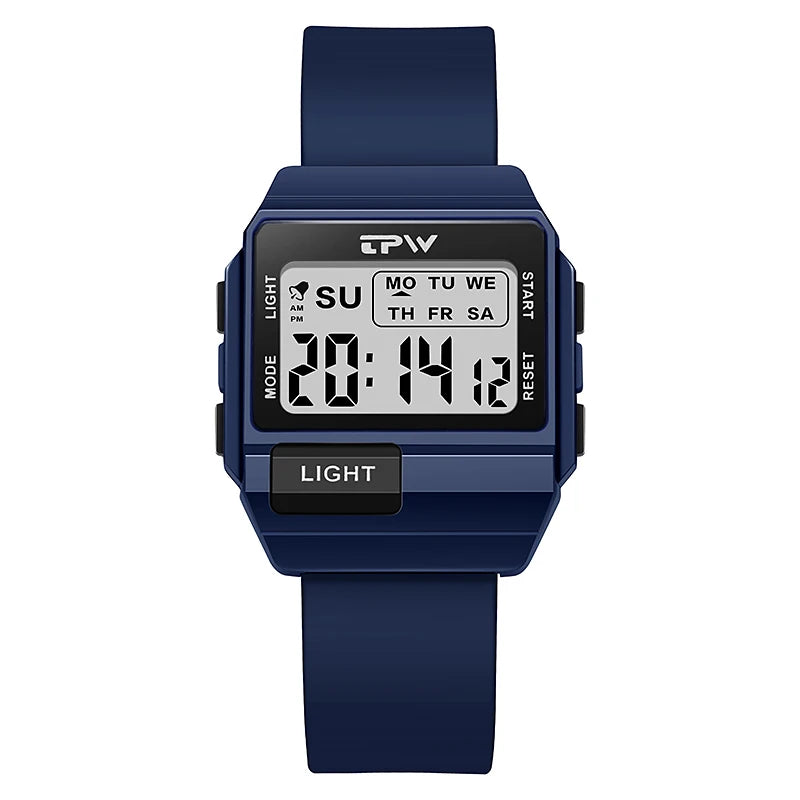 TPW 36mm Digital Watch for Women & Teens - Water-Resistant Midsize Wristwatch