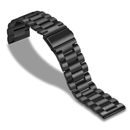 22mm/20mm Metal Watch Strap – Compatible with Garmin Vivoactive 3/4/5, Forerunner 245/645/745/965, Venu 2/3, SQ2 Music