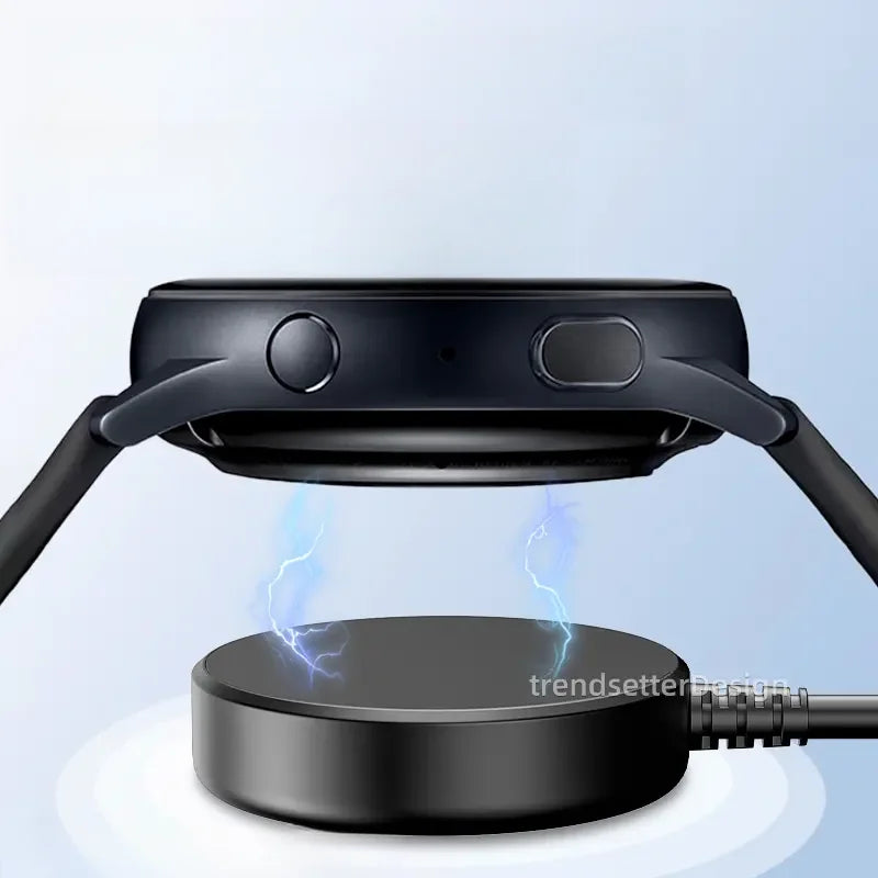 Samsung Galaxy Watch USB Charger - Replacement Charging Cable for Watch 7, 6 Classic, 5 Pro, 4 Classic and Compatible Models