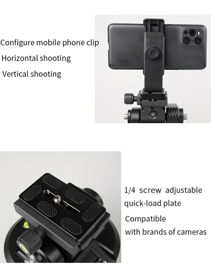 ZIFON YT2000 Remote Motorized PTZ - AI Face Recognition, 360° Horizontal Rotation for Camera, Smartphone & Action Camera Live Stream