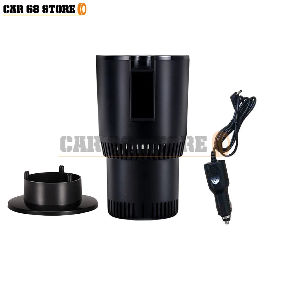 Smart Car Cup Warmer Cooler: 2-in-1 Heating Cooling Cup Holder for Car & Office - Travel Beverage Holder for Drinks Cans