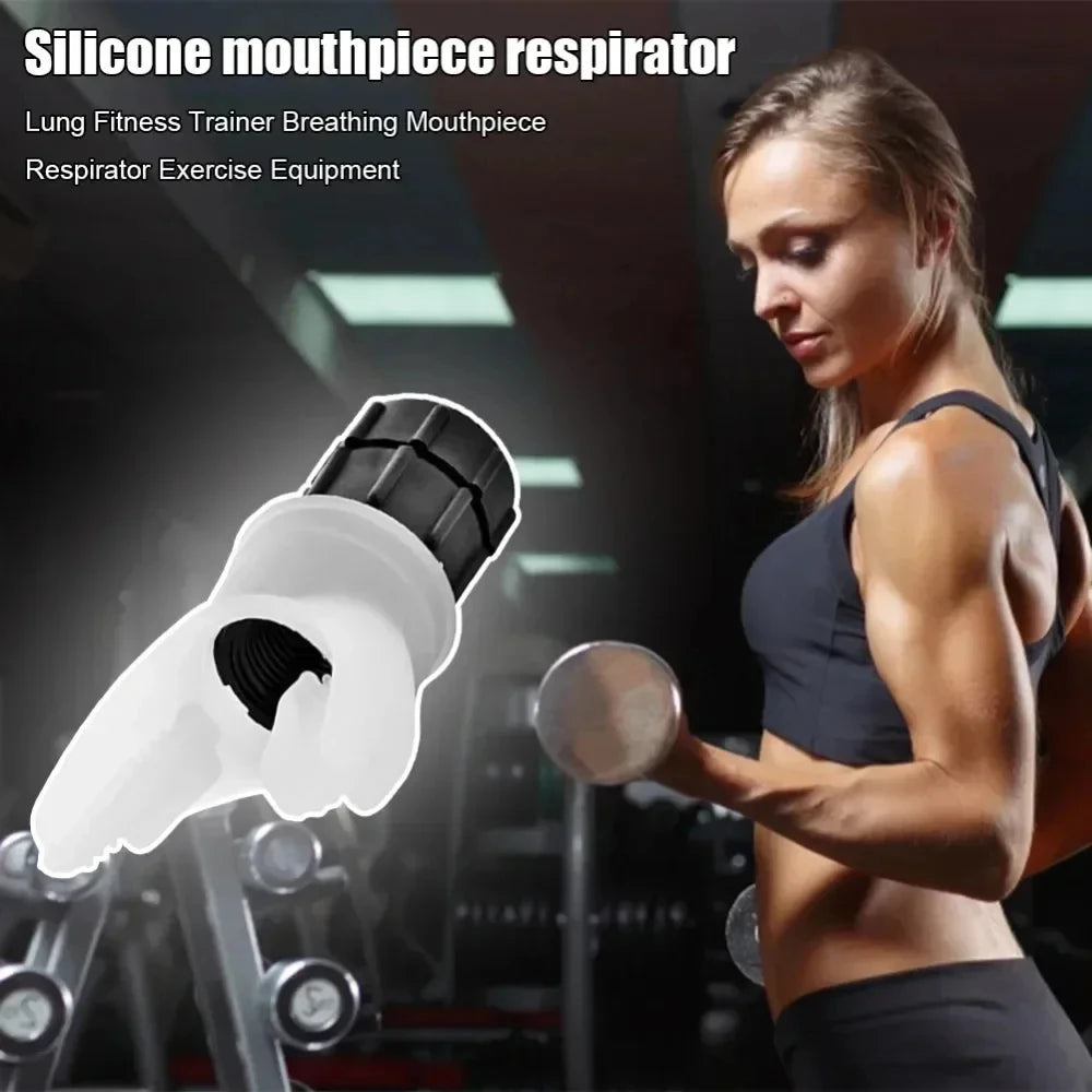 Portable Breathing Exercise Device – Lung Fitness Exerciser with Adjustable Resistance for Endurance Training