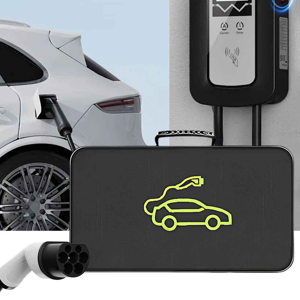 Waterproof Electric Car Charger Storage Bag – Fire Retardant EV Charging Cable & Socket Carry Case