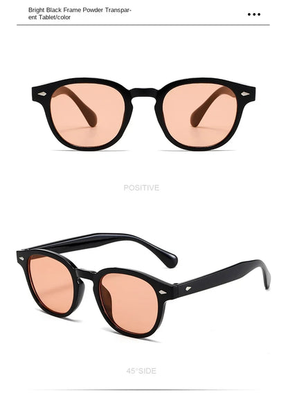 Vintage Rectangle Sunglasses – Luxury Designer Square Sun Glasses for Men & Women