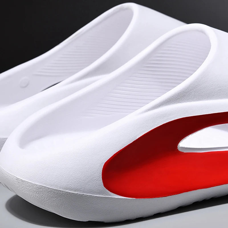 Summer Thick Sole Slippers for Men & Women – Soft EVA Indoor Slides, Beach Sandals & Flip Flops
