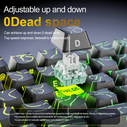 ATTACK SHARK X68HE Magnetic Gaming Keyboard - X68 Pro Rapid Trigger 8000Hz Mechanical Keyboard