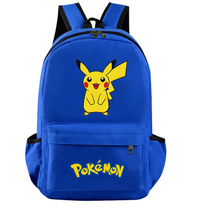 Pokemon Kids Backpack — Pikachu, Charizard, Bulbasaur, Snorlax & Eevee Schoolbag Cartoon Gift