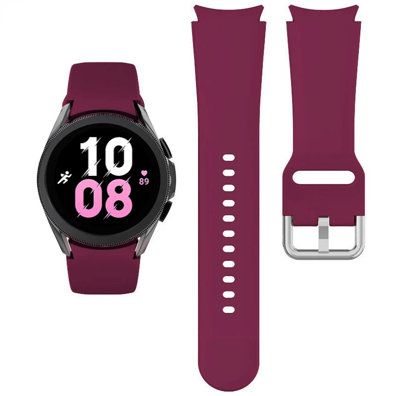 Silicone Replacement Strap for Samsung Galaxy Watch – Sport Bands for Watch 4, 5, 6, 7 (40-47mm)
