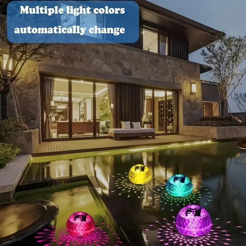 Solar Floating Pool Lights – Waterproof LED Multi-Color Changing Solar-Powered Drift Lamp for Fish Tank & Pond