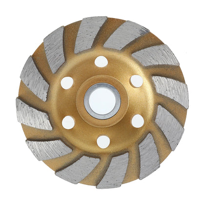 5-Inch Diamond Grinding Cup Wheel – Abrasive Sanding Disc for Angle Grinder, Wear-Resistant Concrete & Stone Polishing Tool