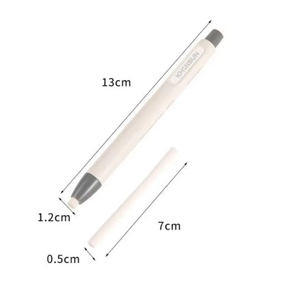 Retractable Pencil Eraser — Rubber Eraser for Writing Correction, School & Office Supplies