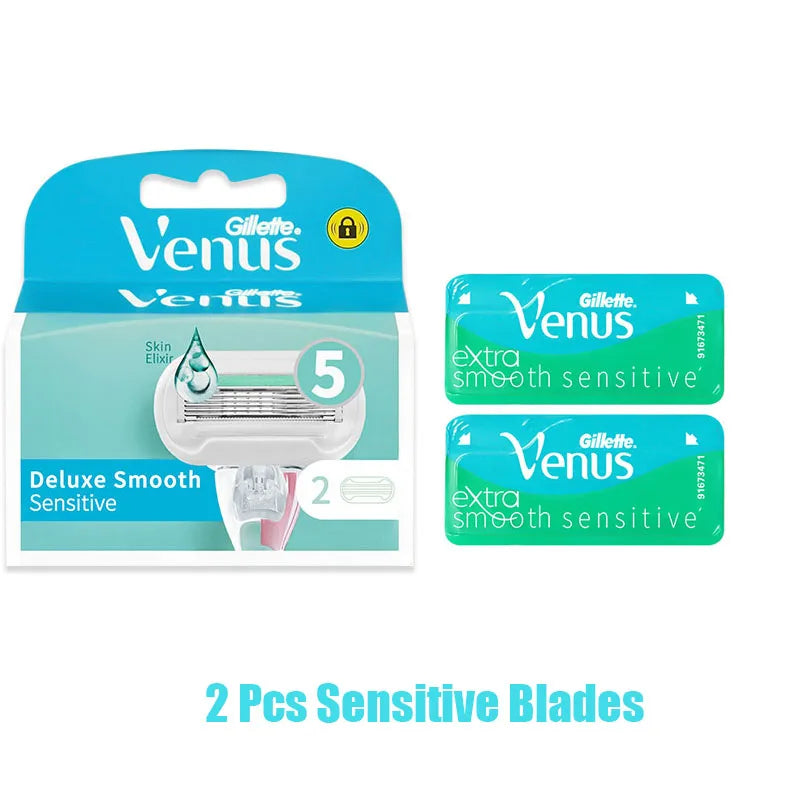 Gillette Venus Safety Razor for Women - 3/5 Blade Shaver for Face, Arms, Legs, and Hair Removal
