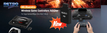 RetroScaler BlueRetro Wireless Adapter – Supports Up to 4 Controllers for Nintendo 64 N64