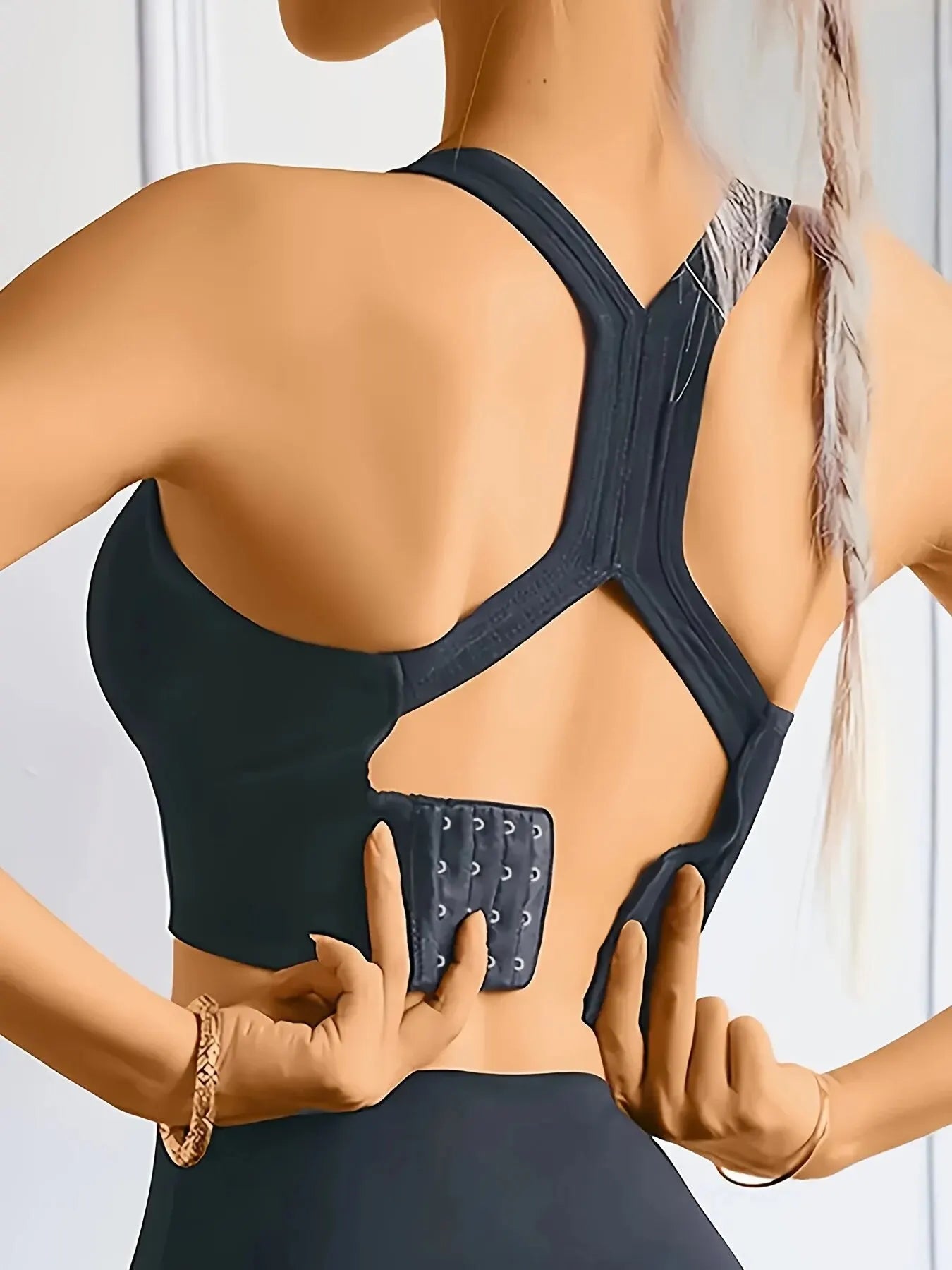 Seamless Sports Yoga Tank Bra – Comfy, Breathable, Push Up Fitness Top