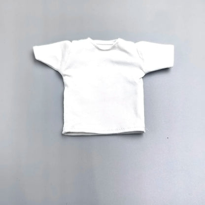 1/6 Scale Black T-Shirt for 12" (30cm) Action Figures — Male & Female DIY Model Accessories