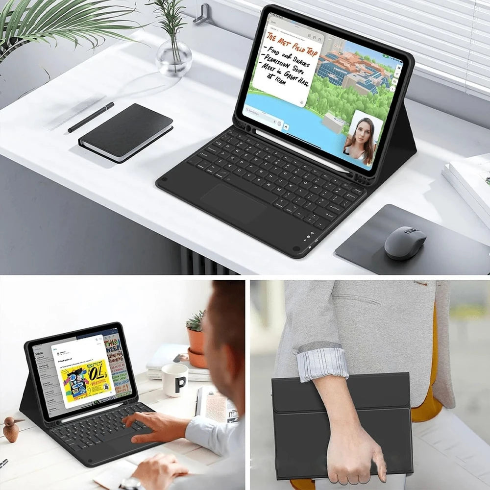 Lenovo Tab M11 11" Case with Bluetooth Keyboard – Smart Stand Cover for Xiaoxin Pad 2024/2025