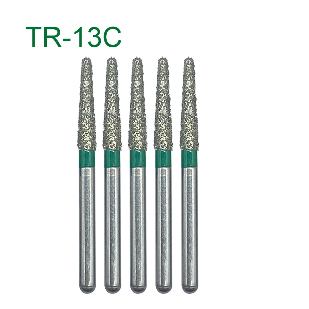 5pcs FG Dia 1.6mm Dental Drills – High-Speed Handpiece Diamond Burs for Teeth Whitening