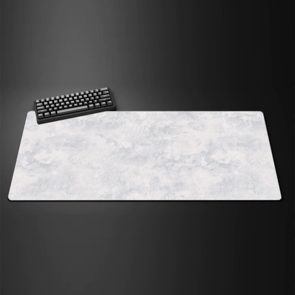 Gray Texture XXL Gaming Mouse Pad – Large 90x40cm Rubber Anti-Slip Desk Mat for Computer Office and Gaming
