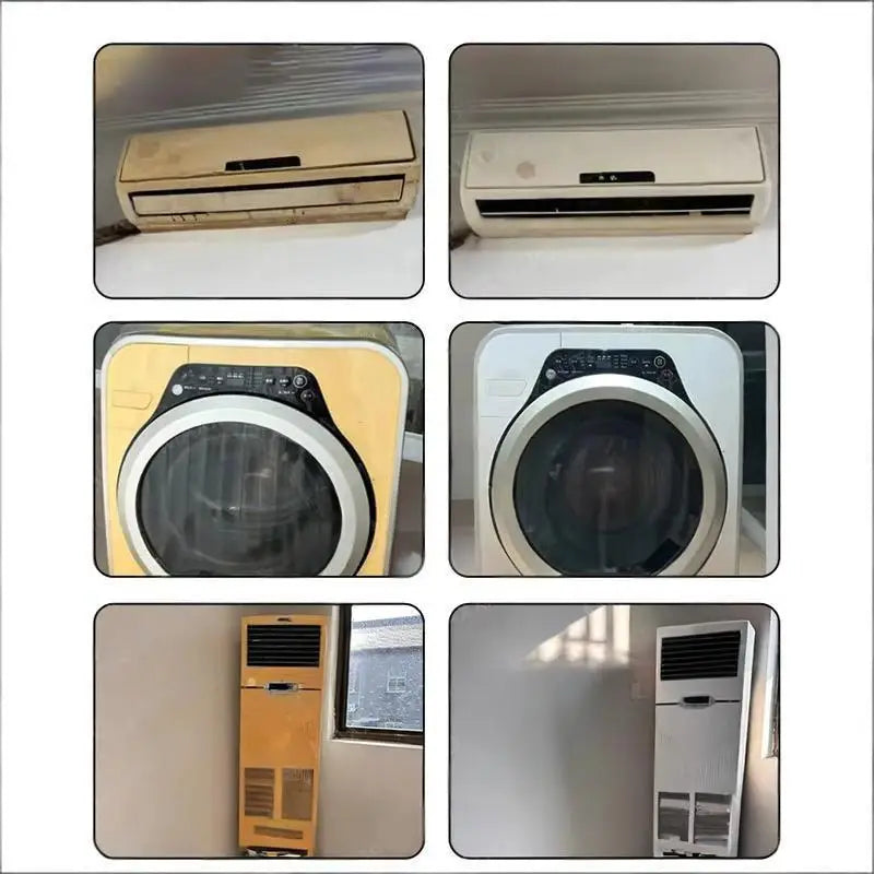 Plastic Yellowing Remover & Scratch Repair Polish – Restore White Gloss for Appliances, AC Units, Fridge & Plastic Surfaces Cleaner