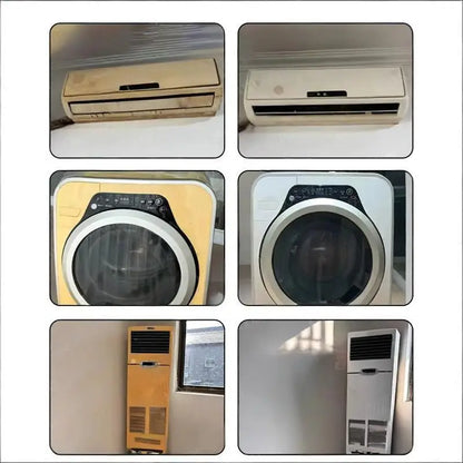 Plastic Yellowing Remover & Scratch Repair Polish – Restore White Gloss for Appliances, AC Units, Fridge & Plastic Surfaces Cleaner